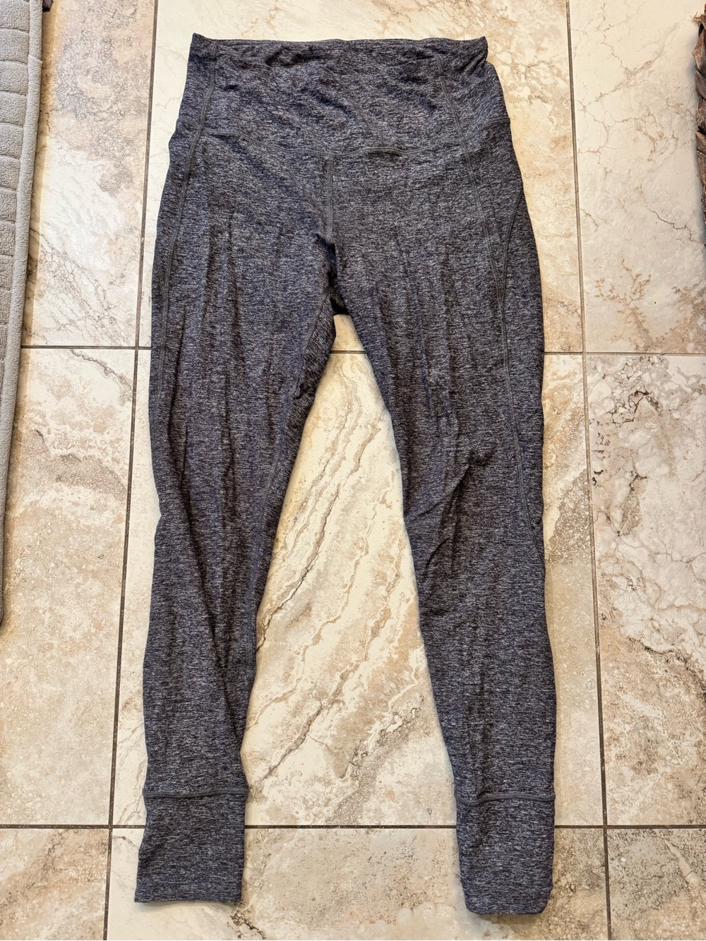 lululemon athletica Heathered Grey Performance Leggings